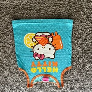 Hello Kitty Kids Bib - Blue and Orange